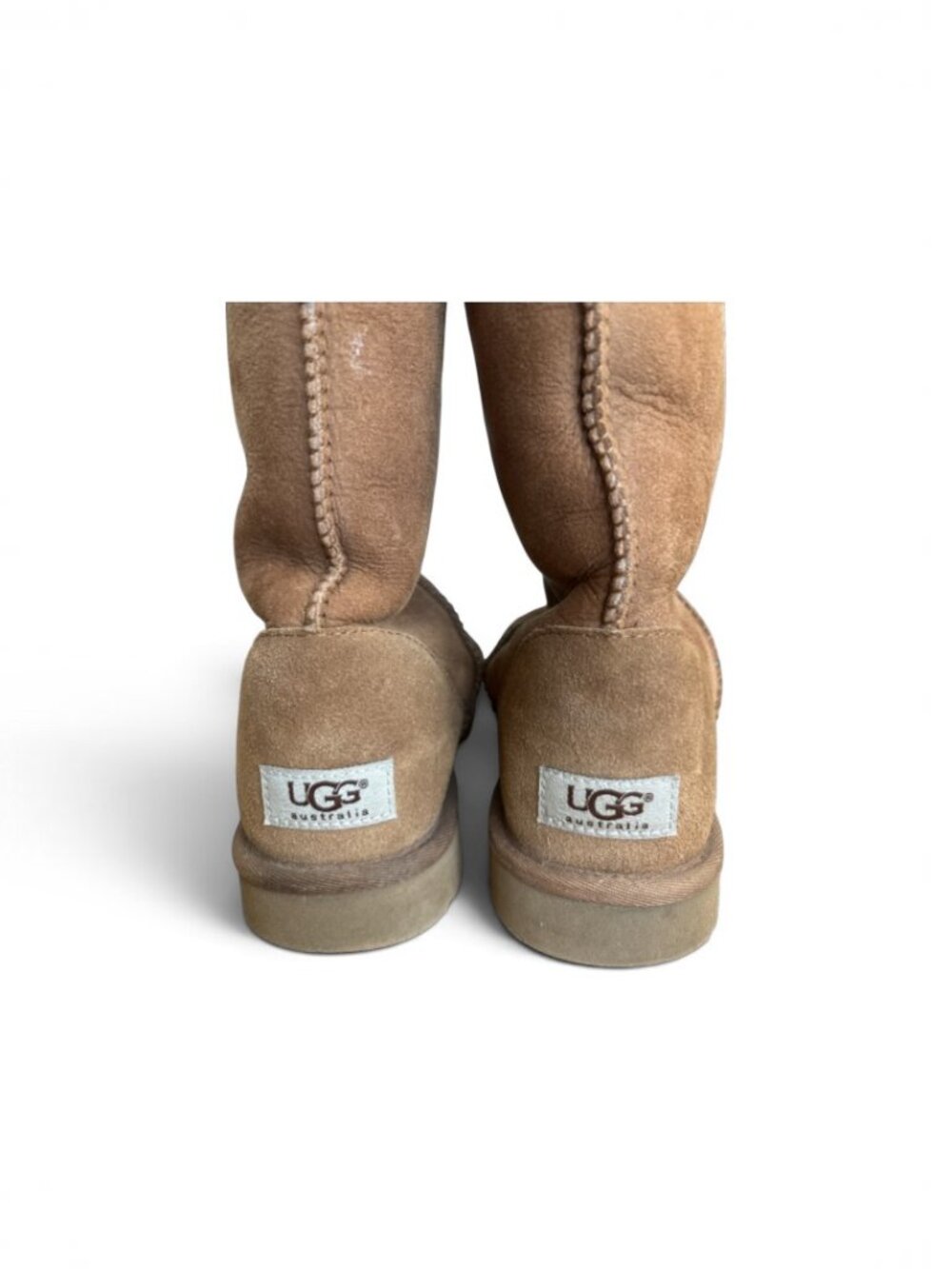 UGG Australia Classic Tall Winter Suede Boots 11.5 Inch Shaft Size 9